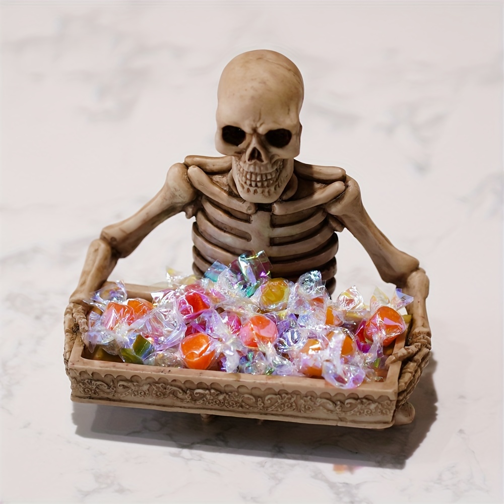 Skull Slot Storage Tray - Square Design